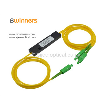 Accoppiatore per fibra ottica splitter 1X2 Fbt Sc Apc